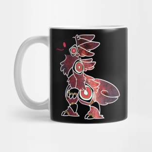 Protogen Fursuit Furry Fursona Cosmic Red stars Mug